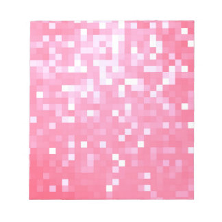 Rosa Pixelglitter Anteckningsblock