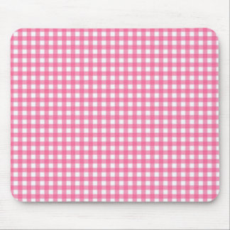 Rosa pläd Mousepad Musmatta