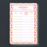 Rosa  plan för allokering av startspärr post-it block<br><div class="desc">Anteckningar över planering för allokering av rosa och Grönt för hemmabas. Fäst på kylskåpet, anslagstavlan, väggar eller arkivskåpet. Skriva i listan med uppgifter, planer eller att göra-uppgifter. Redigera titeln överst med knappen Anpassa. Det finns utrymme under rubriken till skriva där du växer zont och den sista frostdagen. Under dessa är...</div>