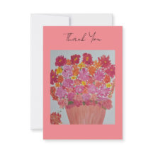 Rosa Planter Tackkort