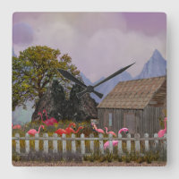 rosa, plastflamingo, fristad