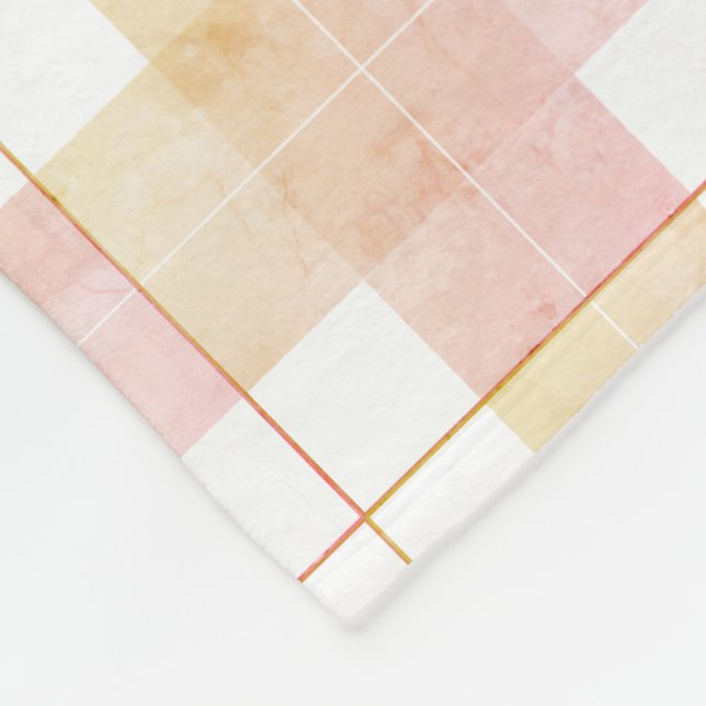 Rosa Play av marmor Champagne Peach Fleecefilt (Hörn)