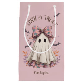 Rosa Play Bow Cute Ghost Girl Halloween Treat