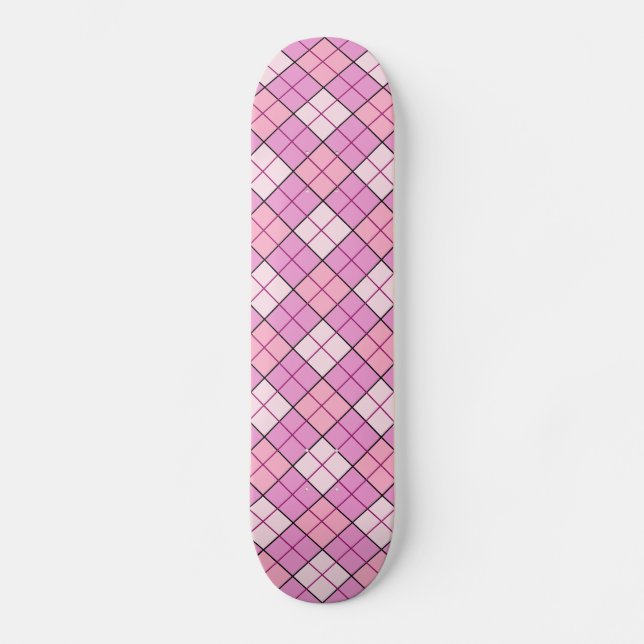 Rosa Play Mini Skateboard Bräda 18,5 Cm (Framsida)