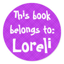 Rosa Play "this Bok Tillhör to"-etikett