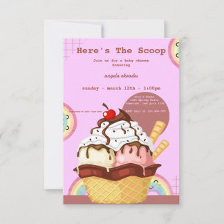 Rosa Playful Ice Cream babyduschinvation OSA Kort
