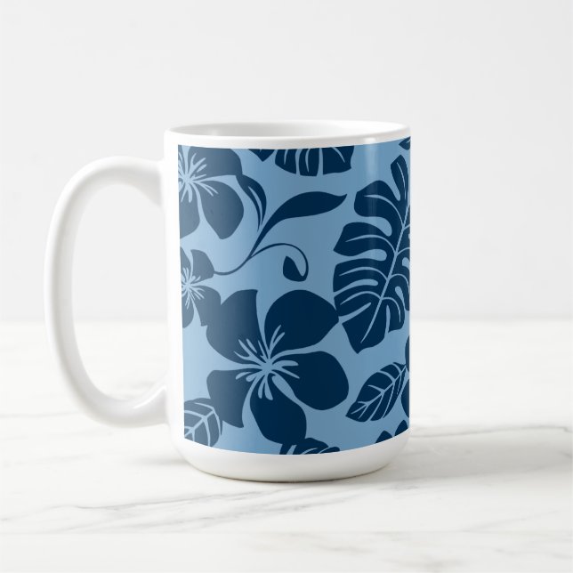 ROSA PLUMERIA (BLUES) Mugg (Vänster)