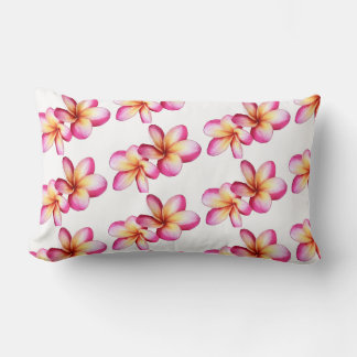 Rosa Plumeria Dekorativ kudde