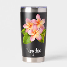 Rosa Plumeria Frangipani, ditt Namn, Blommig