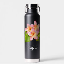 Rosa Plumeria Frangipani, Ditt Namn, Blommig