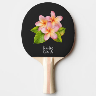 Rosa Plumeria Frangipani, ditt Namn, Blommig Pingisracket