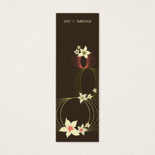 Rosa Plumeria Frangipani Ikebana Snyggt Blooms Litet Visitkort
