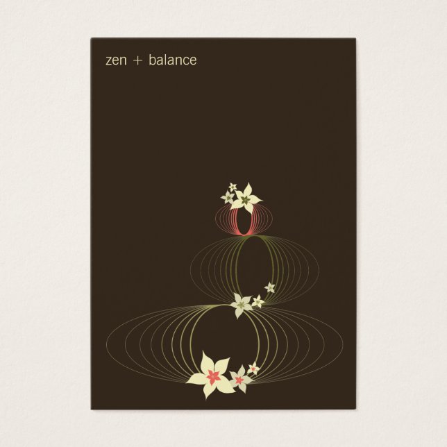 Rosa Plumeria Frangipani Ikebana Snyggt Blooms Visitkort (Framsidan)