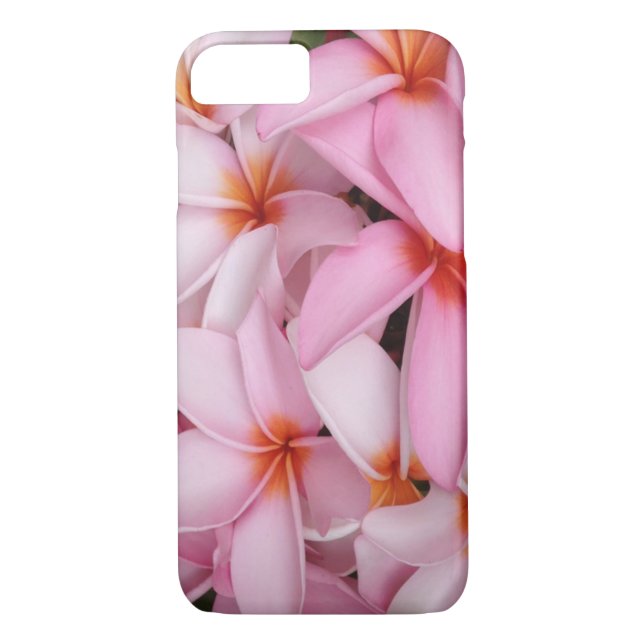 Rosa Plumeria Hawaii Skriv ut Case-Mate iPhone Skal (Baksida)
