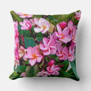 Rosa Plumeria Kudde