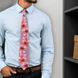 Rosa Plumeria Mauve Tropical Flowers Tie Slips<br><div class="desc">Rosa och orange hawaiiska plumeriablommor täcker den här mauvtiden. En taggig rad stora tropiska blommor faller ner på framsidan medan återstoden av tiden är fast lila. Välj ett annat färg för att matcha evenemanget, eller använda området "anpassa ytterligare" för att välja en egen färg-bakgrund. Perfekten är för manar eller kvinnor...</div>