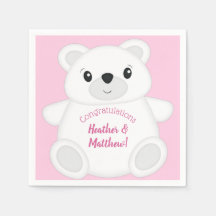 Rosa Polar Bear Baby Shower