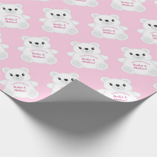 Rosa Polar Bear Baby Shower Presentpapper