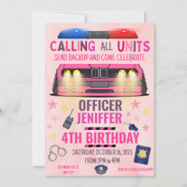 Rosa polischef inbjudningar
