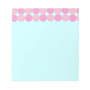 Rosa Polka-anteckningsblock Anteckningsblock
