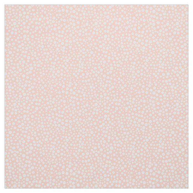 Rosa Polka (Beetle Om Blender Mönster) Tyg (Provkarta)