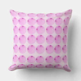 Rosa Polka Dot Dekorativ kudde