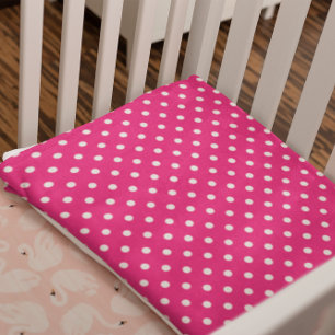 Rosa Polka Dot Fleecefilt