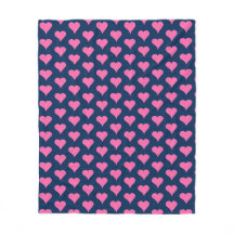 Rosa Polka Dot Hearts