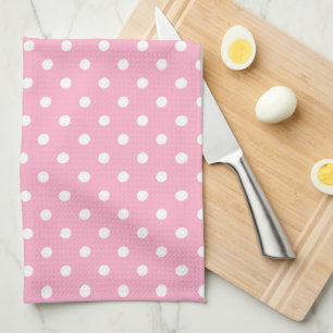 Rosa Polka Dot Kökshandduk