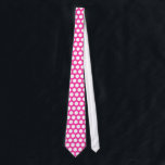 rosa polka dot mönster slips<br><div class="desc">Perfektens rosa och vit polka punkt.</div>