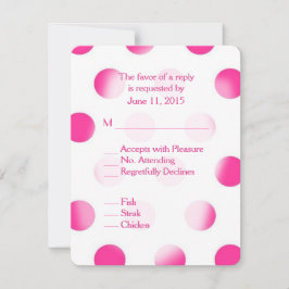 Rosa Polka Dot-OSA med Entree Choice OSA Kort
