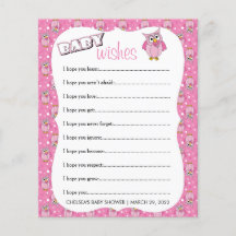 Rosa Polka Dot Uggla Baby Shower Theme Baby Önskem