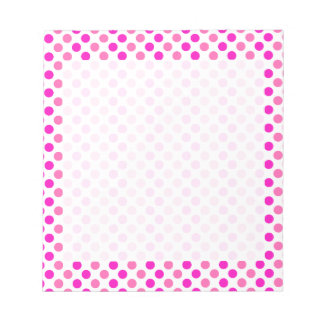 Rosa Polka dots Anteckningsblock