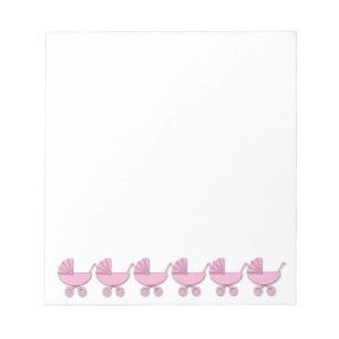 rosa polka dots anteckningsblock