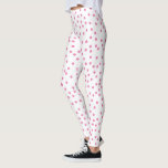 Rosa Polka dots Cute & Preppy Leggings<br><div class="desc">Den här utformningen har ett slumpmässigt mönster av lilla polka dots! Det finns fler system för färg och samordningsposter i denna utformning. Kontakta oss om du behöver den här designen för en specifik produkt! Tack så mycket för att du har sett en DoodleLulu-design med två kryp.</div>