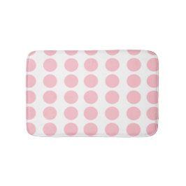 Rosa Polka dots Design Badrumsmatta
