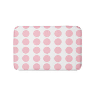 Rosa Polka dots Design Badrumsmatta