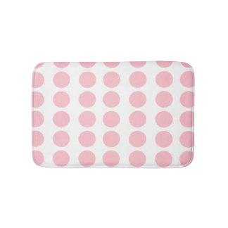 Rosa Polka dots Design Badrumsmatta
