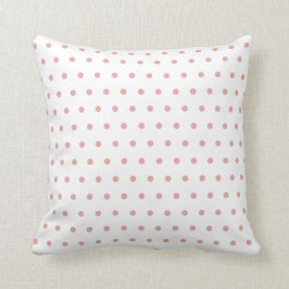 Rosa polka dots kudde