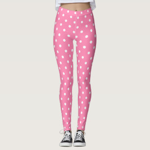 Rosa Polka dots Leggings