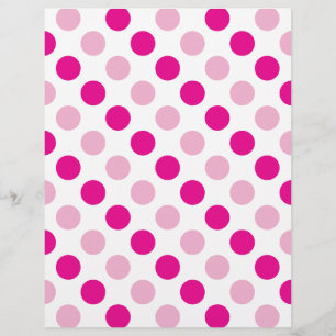 Rosa polka dots mönster