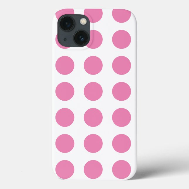 Rosa Polka dots Mönster (Baksida)