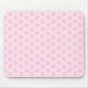 Rosa Polka dots Mouse Pad Musmatta