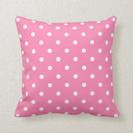 Rosa Polka dots Pillow Kudde