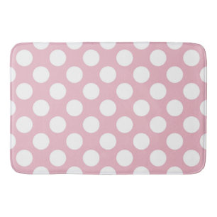 Rosa Polka dots, Polka Dot Mönster, Dit, Dit Badrumsmatta