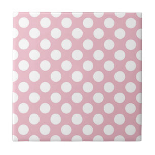 Rosa Polka dots, Polka Dot Mönster, Dit, Dit Kakelplatta