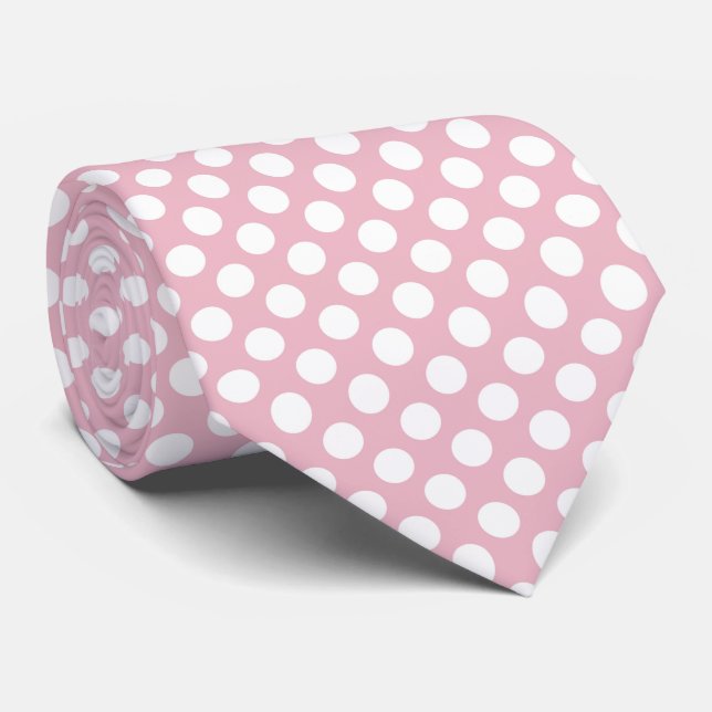 Rosa Polka dots, Polka Dot Mönster, Dit, Dit Slips (Rullad)