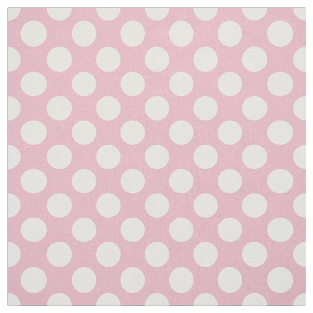 Rosa Polka dots, Polka Dot Mönster, Dit, Dit Tyg (Provkarta)