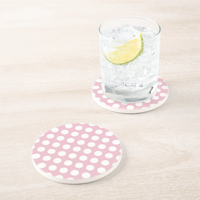 Rosa Polka dots, Polka Dot Mönster, Dit, Dit Underlägg (Sidan)