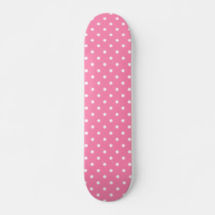 Rosa Polka dots Skateboard Deck